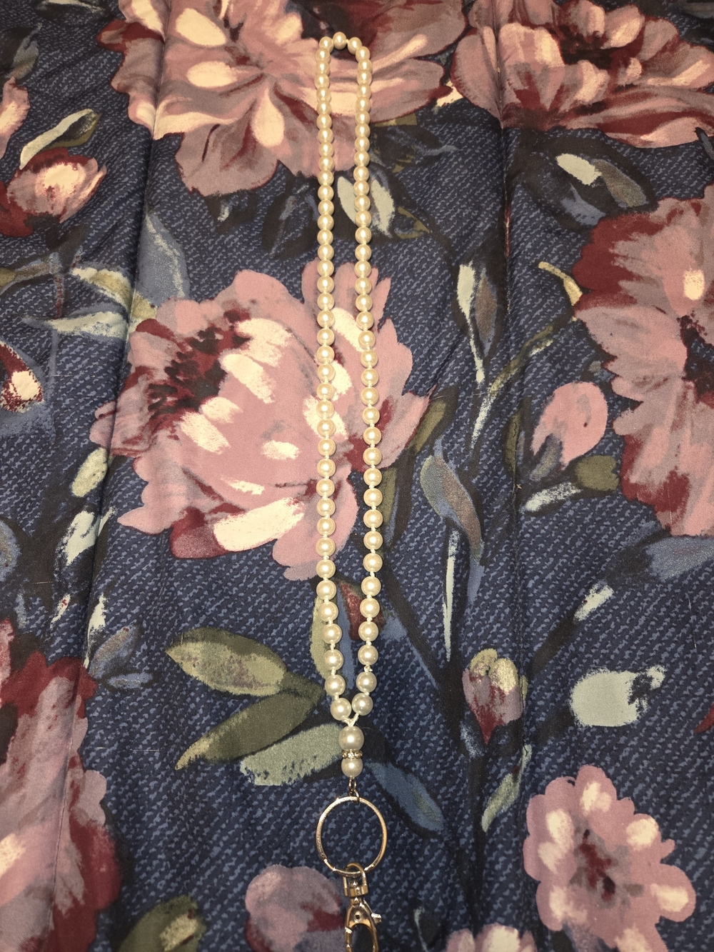 Pearl Lanyard Necklace - Ivory Pearl